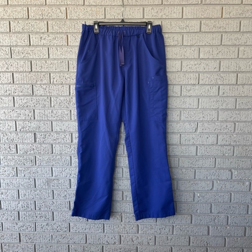 Figs Torbeck Cargo Scrub Pants Blue Purple Size XL Discontinued